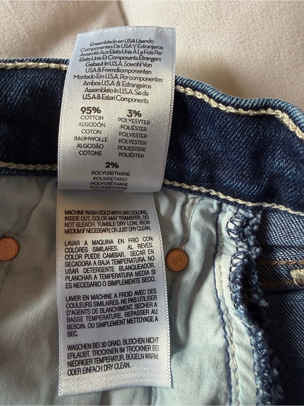 MOTHER Rambler Mid Rise Straight Leg Ankle Fray Jeans Size 28 - Picture 7 of 16